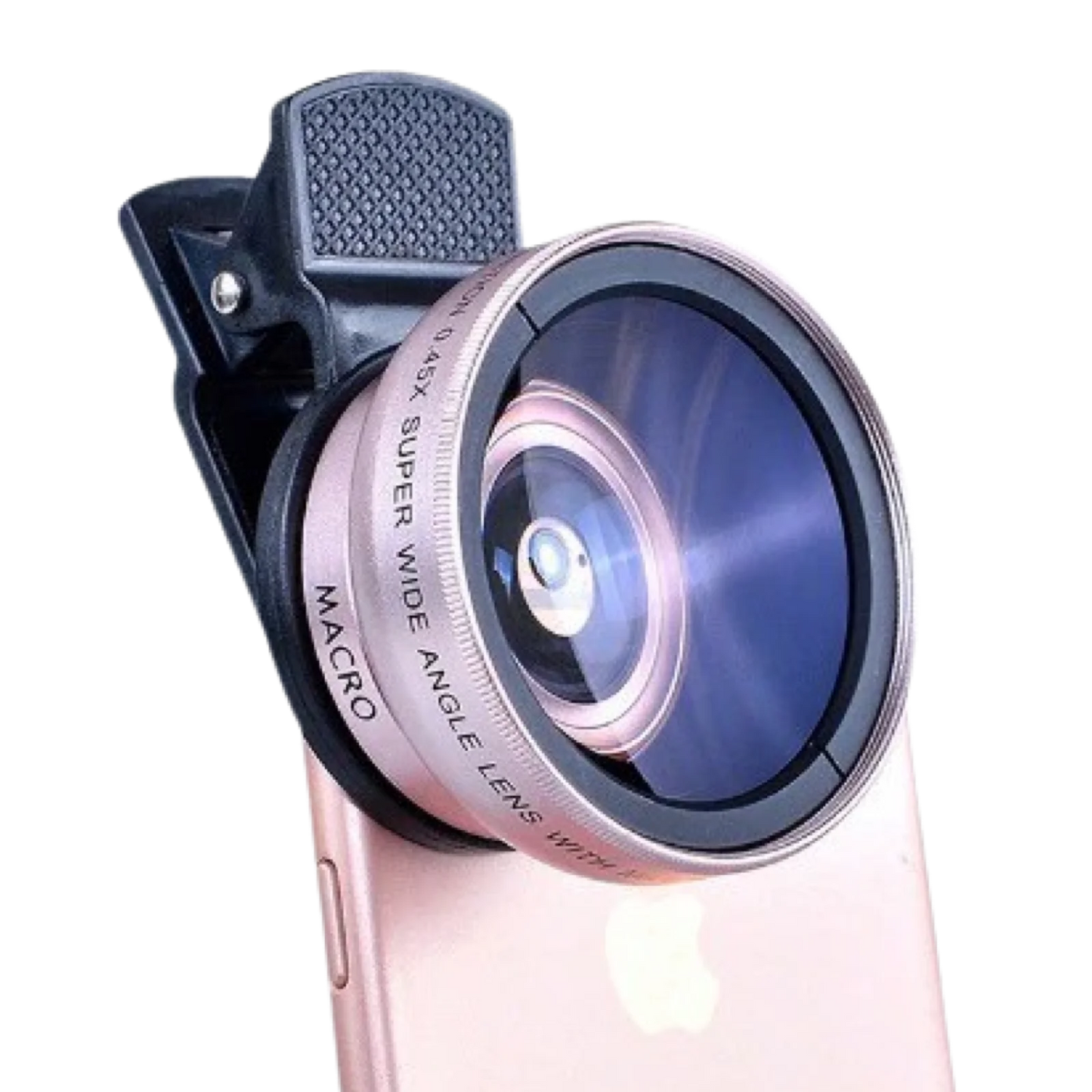 Telefoon lens 0,45x rosegold edition