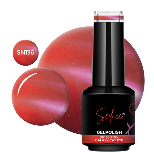 SN136 8D Pink Galaxy Cat Eye | HEMA Free