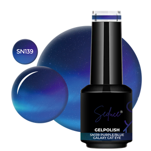 SN139 8D Purple/Blue Galaxy Cat Eye | HEMA Free
