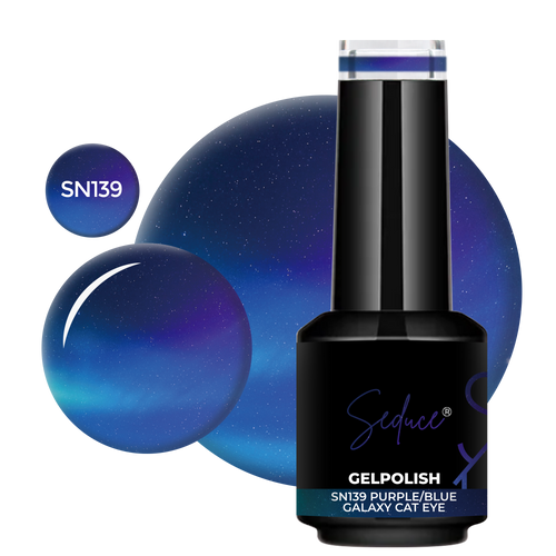 SN139 8D Purple/Blue Galaxy Cat Eye | HEMA Free