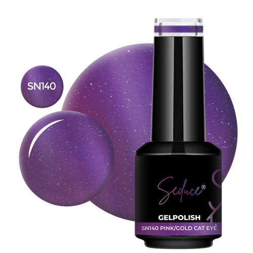 SN140 5D Pink/Gold Cat Eye | HEMA Free