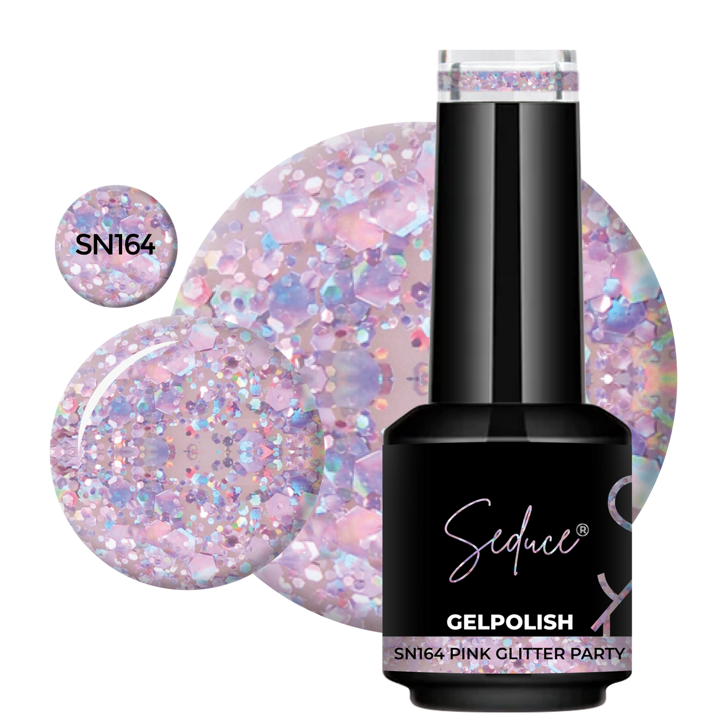SN164 Pink Glitter Party | HEMA Free