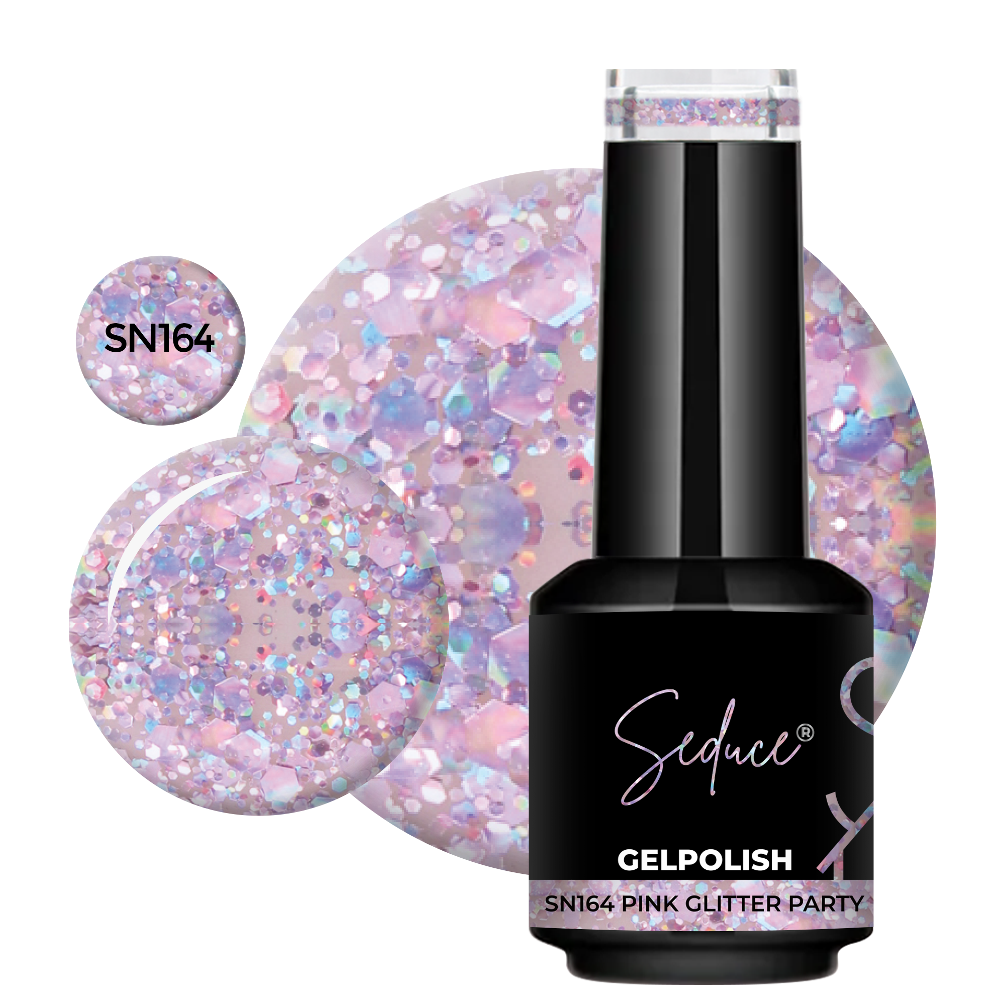 SN164 Pink Glitter Party | HEMA Free