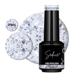 SN166 Silver Glitter Party | HEMA Free