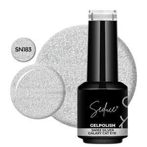 SN183 8D Silver Galaxy Cat Eye | HEMA Free