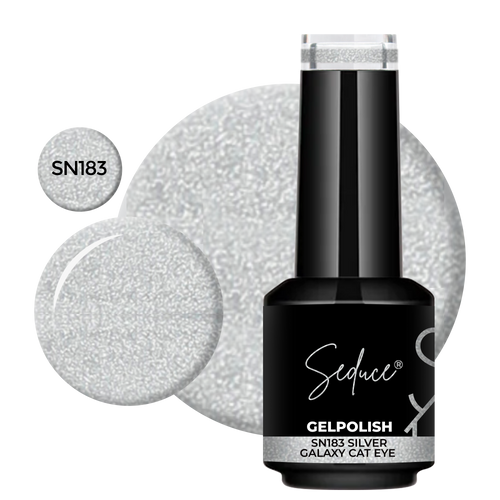 SN183 8D Silver Galaxy Cat Eye | HEMA Free