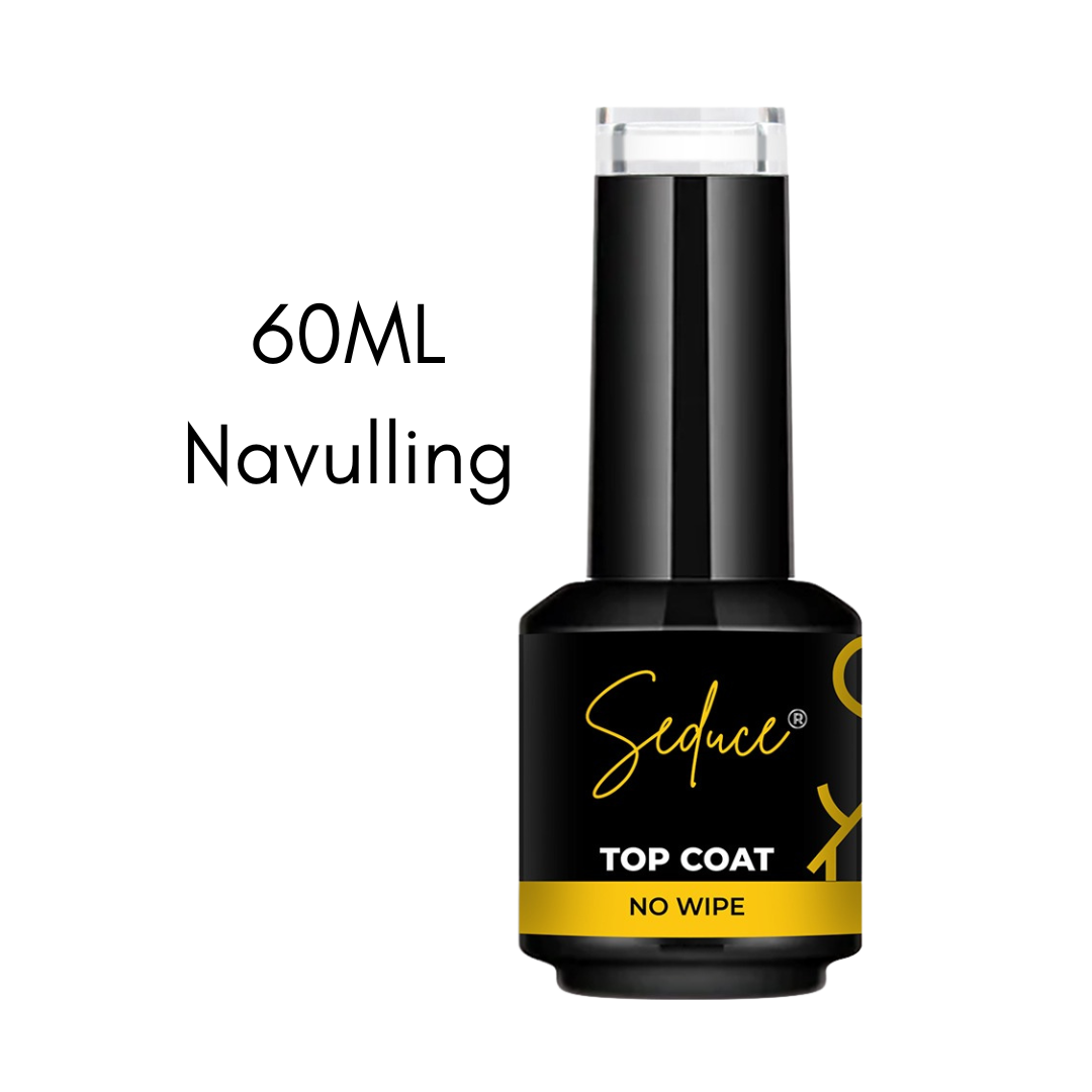 Seduce Top coat 60ml navulling | HEMA Free