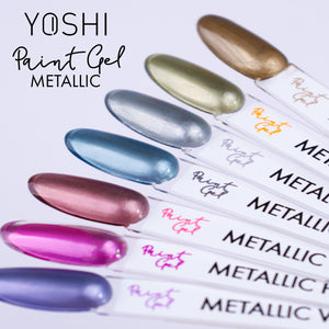 Metallic paint gel aurum