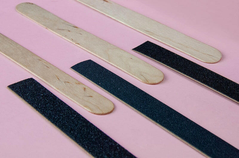 Staleks Wood Nail File Holder base "straight" WBE-20 (50stuks)