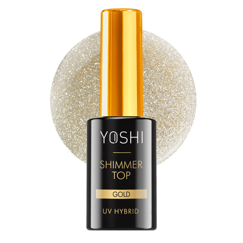 Yoshi topcoat shimmer gold