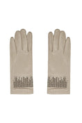 Load image into Gallery viewer, handschoenen beige met steentjes
