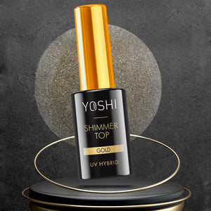 Yoshi topcoat shimmer gold