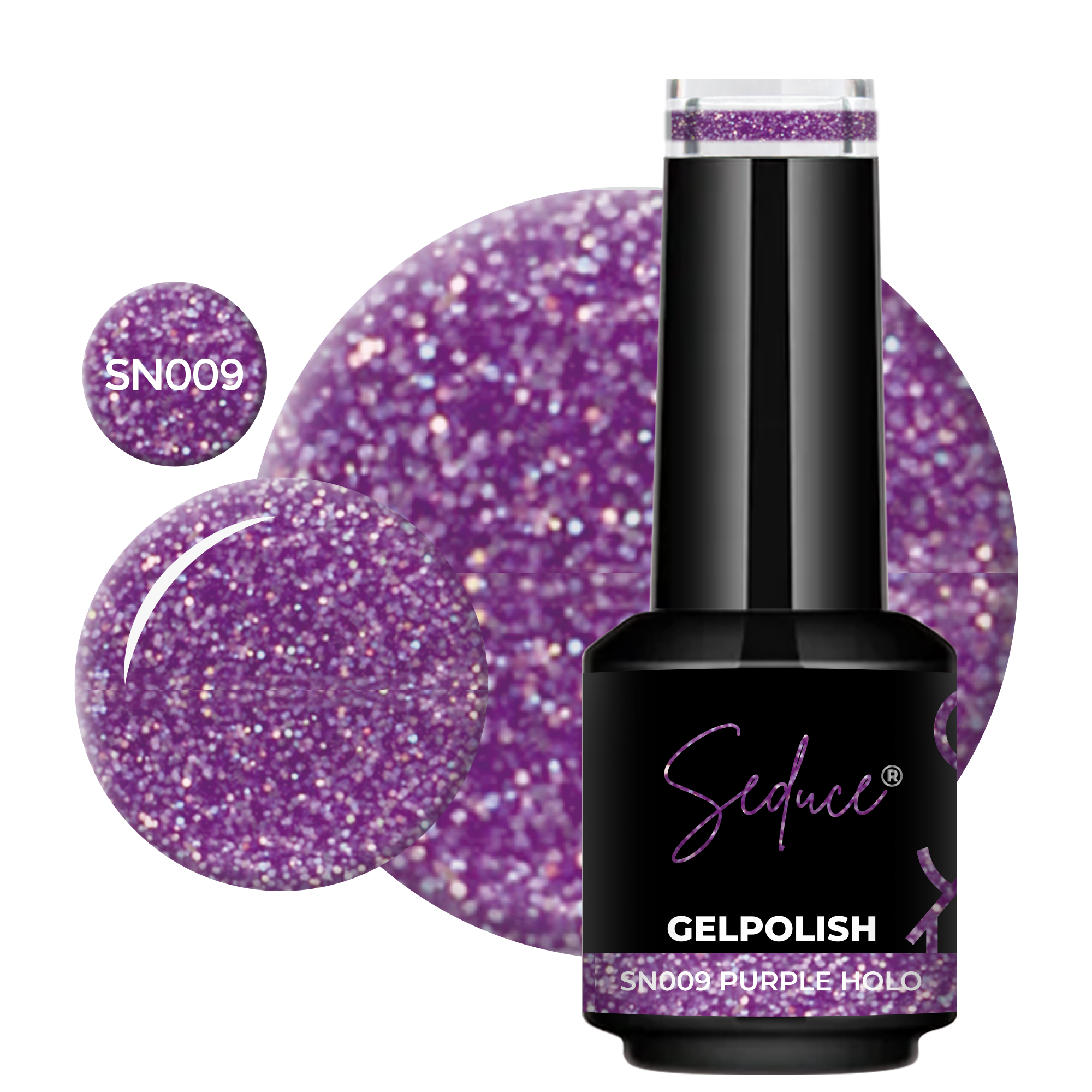 SN009 Purple Holo | HEMA Free