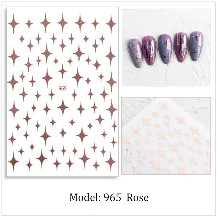 sticker 965 rose