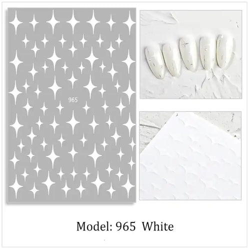 sticker 965 white