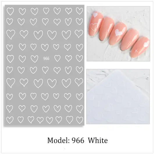 sticker 966 white