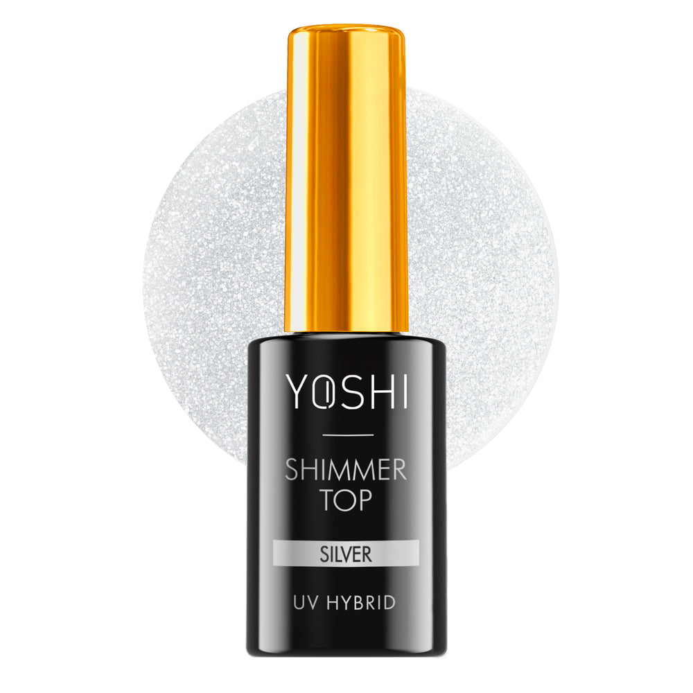 Yoshi topcoat shimmer silver