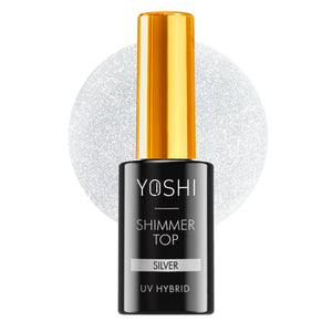 Yoshi topcoat shimmer silver