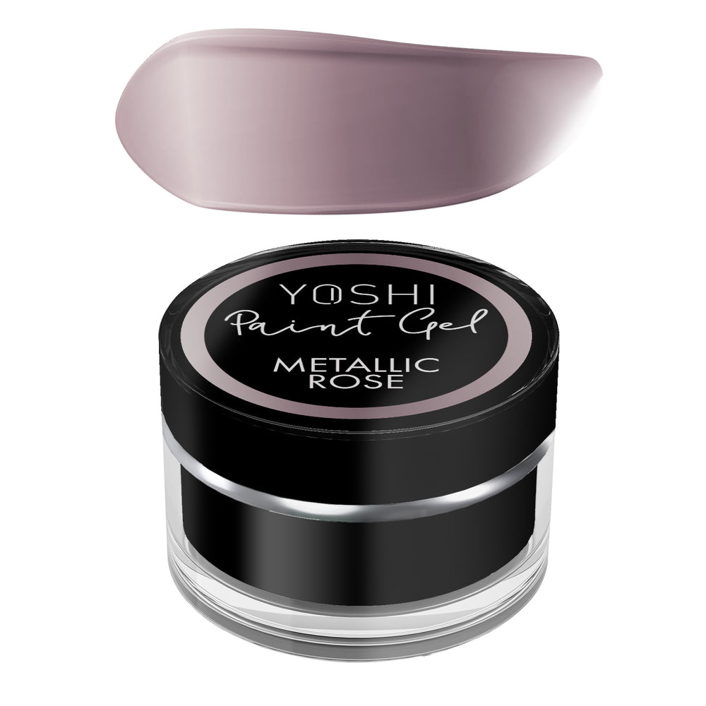 Metallic paint gel rose