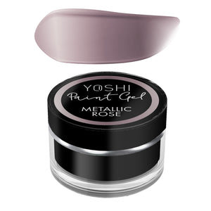 Metallic paint gel rose