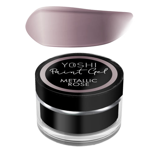 Metallic paint gel rose