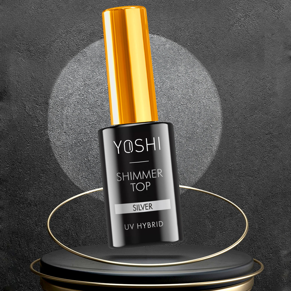Yoshi topcoat shimmer silver