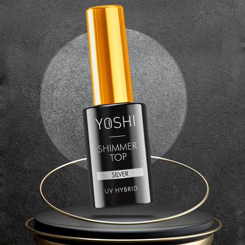 Yoshi topcoat shimmer silver