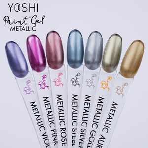 Metallic paint gel aurum