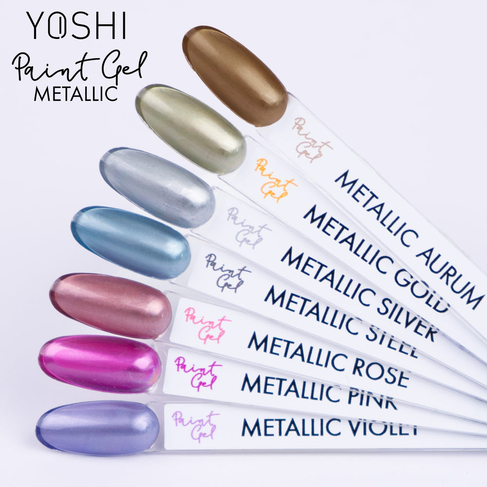 Metallic paint gel aurum