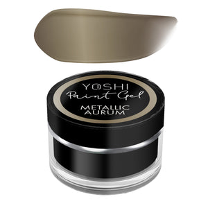 Metallic paint gel aurum