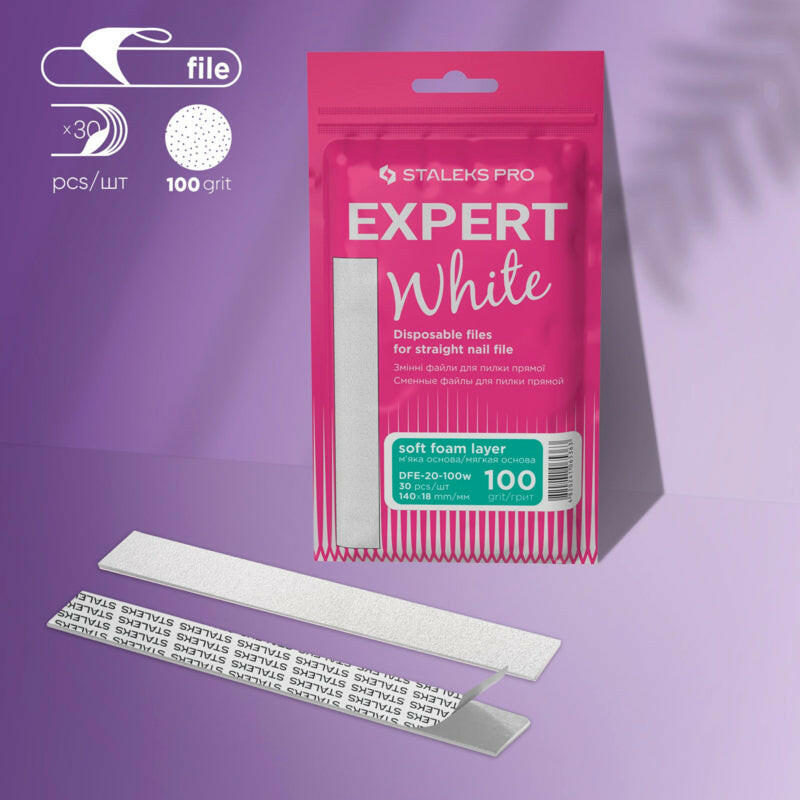 Staleks Expert plakvijlen "straight" DFE-20-100w 30st 100 grit