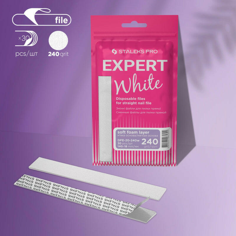 Staleks Expert plakvijlen "straight" DFE-20-240w 30st 240 grit