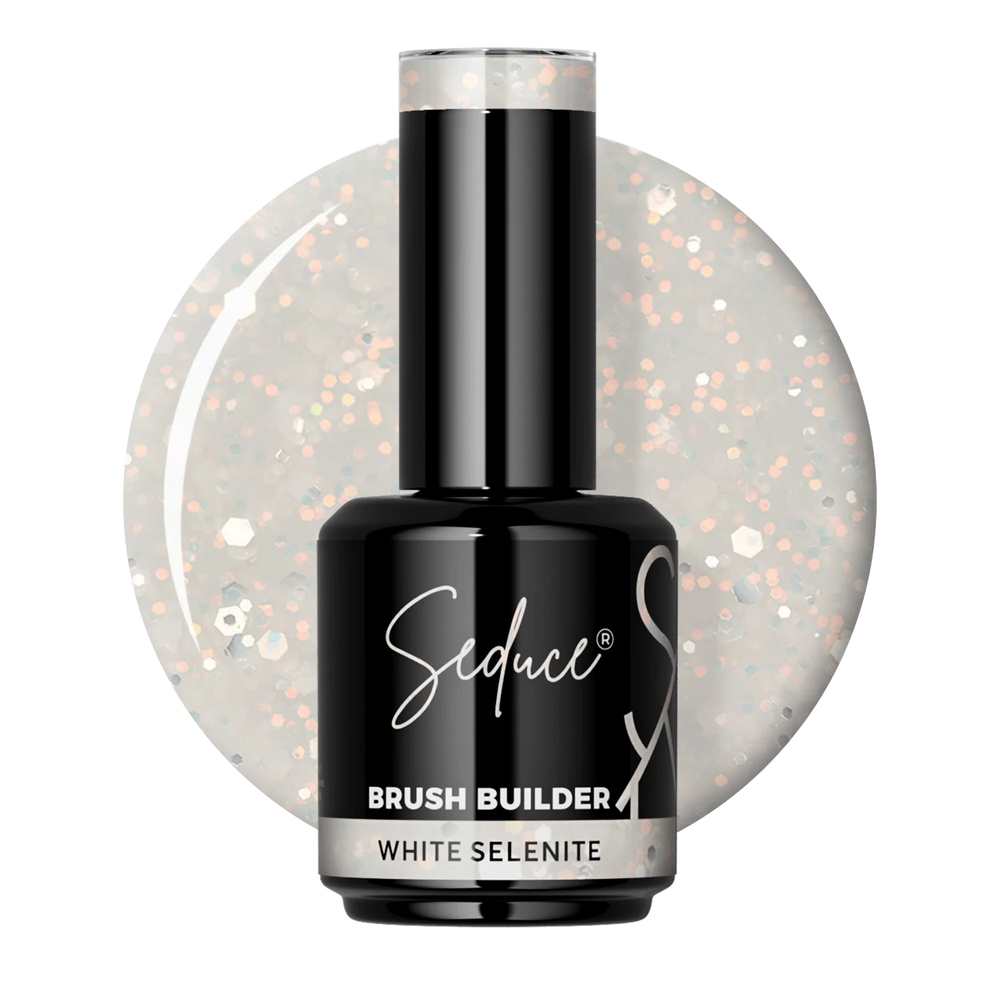 Brush Builder - white selenite