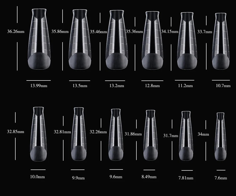Seduce Dual Form flat almond in Tipbox 120 pcs
