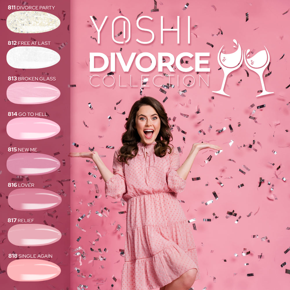 yoshi divorce gelpolish collectie + gratis colorpop stickers