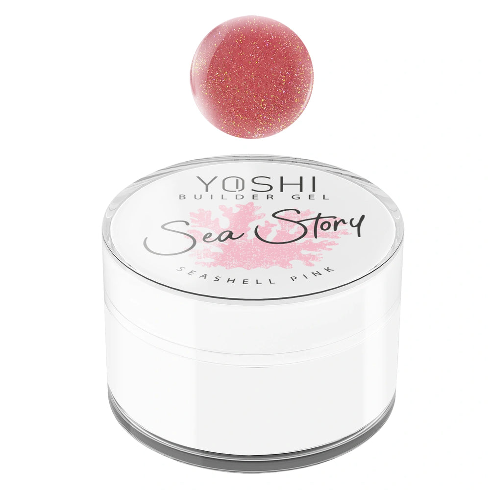 SEA STORY GEL Seashell Pink 15 ml LED UV