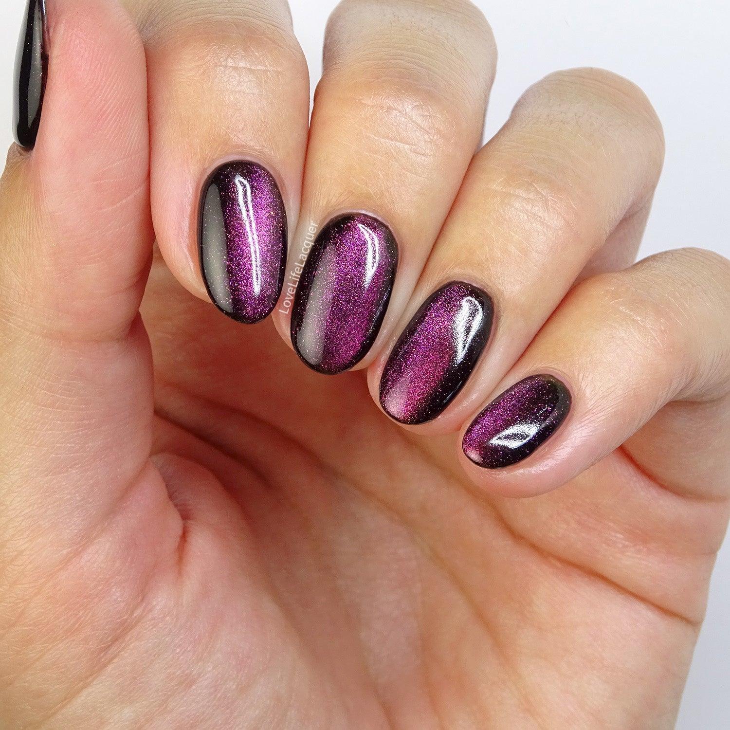 SN136 8D Pink Galaxy Cat Eye - Seductionail