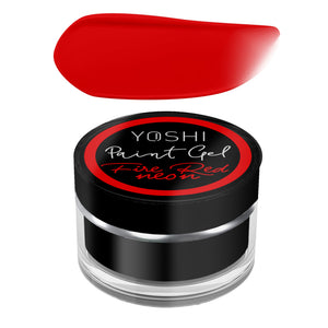 yoshi paintgel Fire red neon 5gr