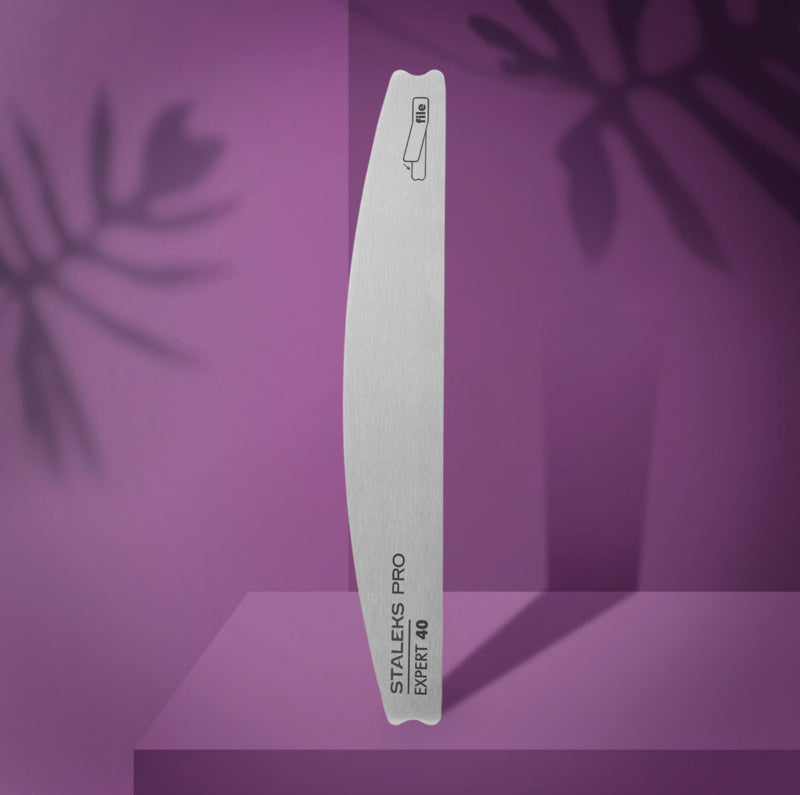 Staleks Metal Nail File Holder "halfmoon" MBE-40