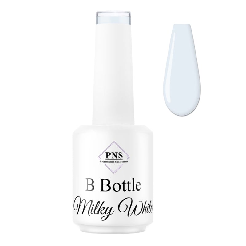 pns b bottle milky white