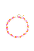 Load image into Gallery viewer, ketting harten roze en oranje
