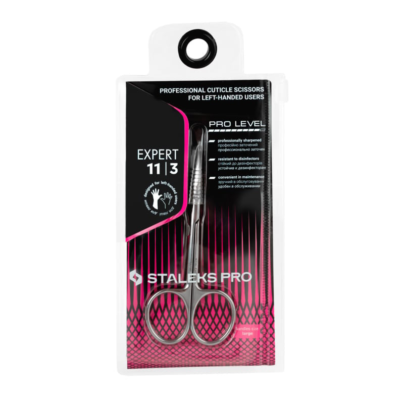 Staleks Expert Cuticle Scissor 11/3 left handed