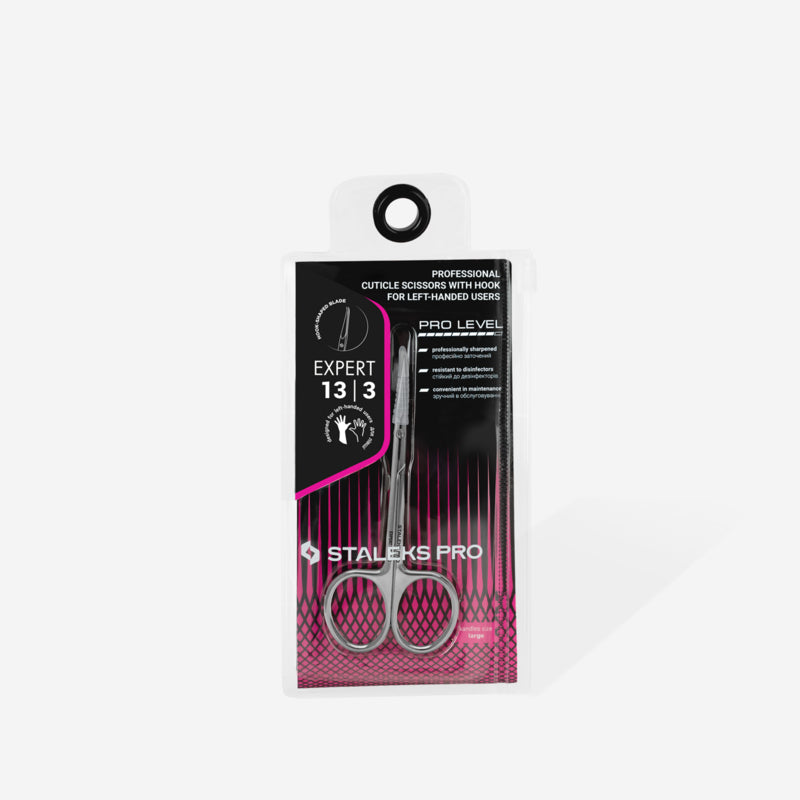 Staleks Expert Cuticle Scissor 13/3 ( linkshandig )