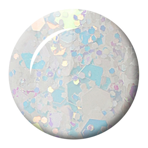Seduce® Nail Art Glitter Gel in de kleur blauw, wit
