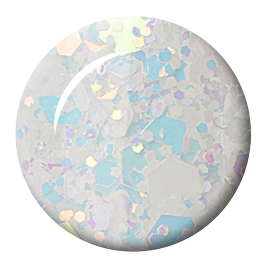 Seduce® Nail Art Glitter Gel in de kleur blauw, wit