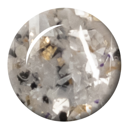 Seduce® Nail Art Glitter Flake Gel in de kleur bruin, brons, beige, wit, zwart
