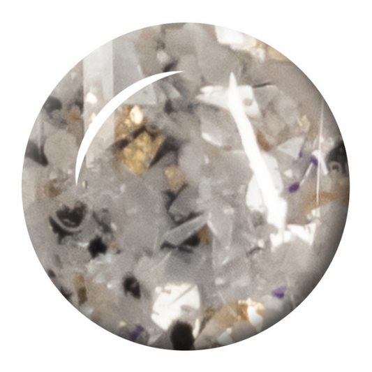 Seduce® Nail Art Glitter Flake Gel in de kleur bruin, brons, beige, wit, zwart