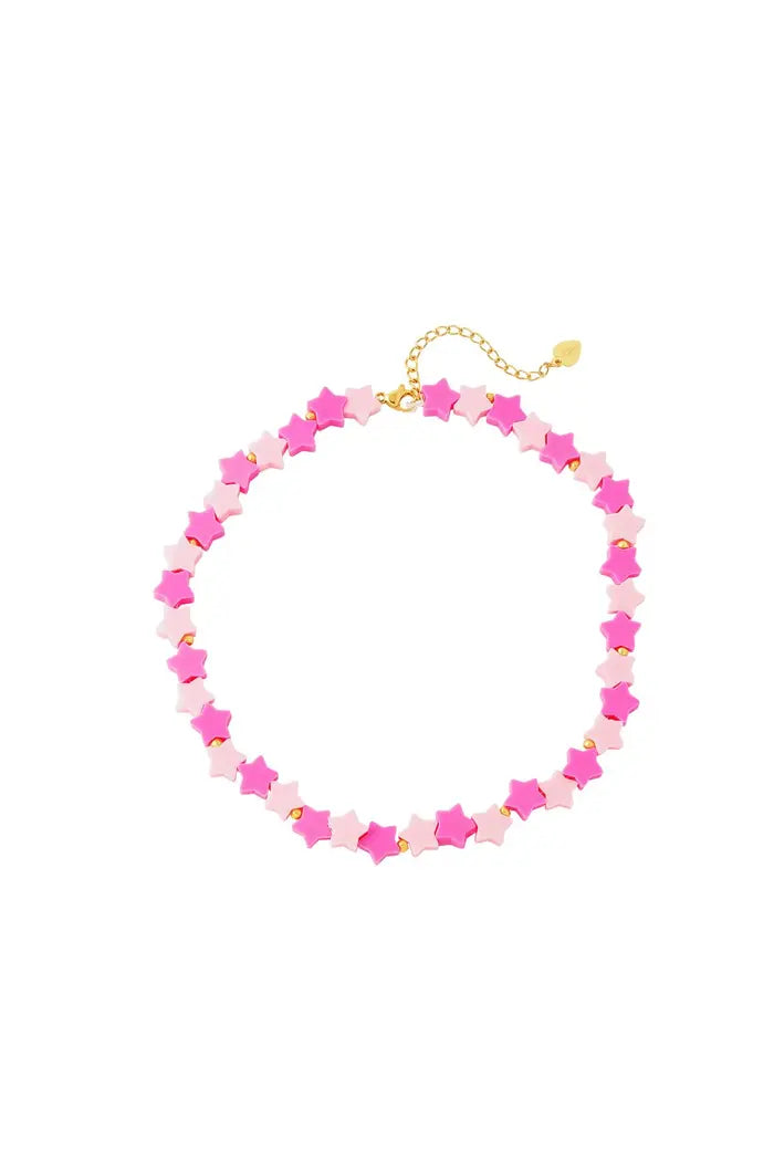 ketting sterrennacht roze