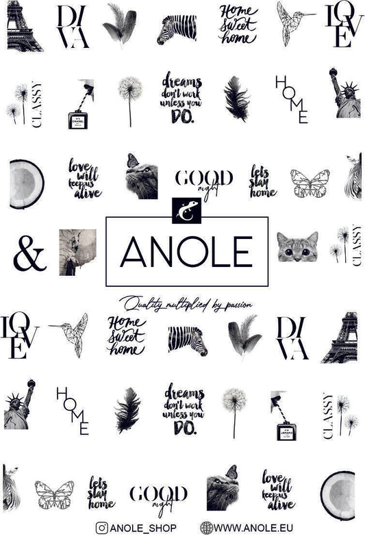 Anole waterdecal 166