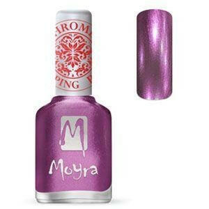 stamping polish chrome purple